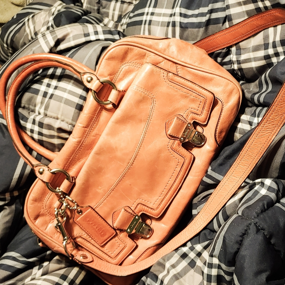 Coach Poppy leather handbag